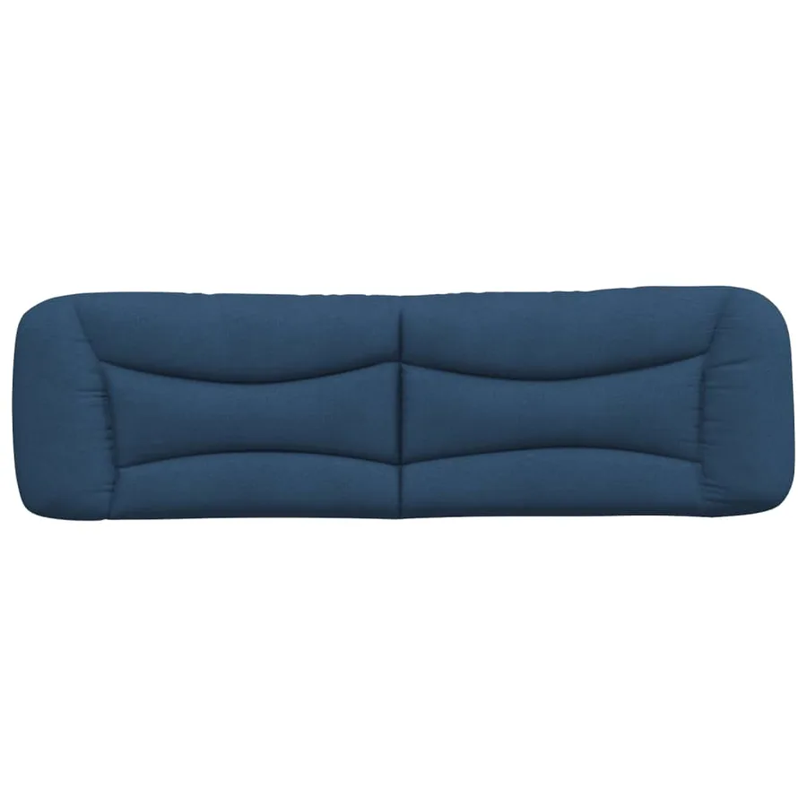 Coussin de tête de lit Hvar bleu 180 cm tissu - 5