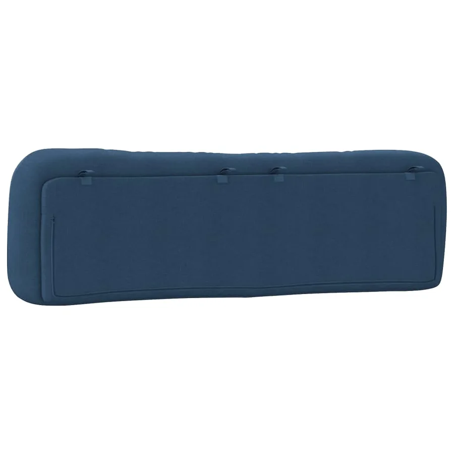 Coussin de tête de lit Hvar bleu 180 cm tissu - 7