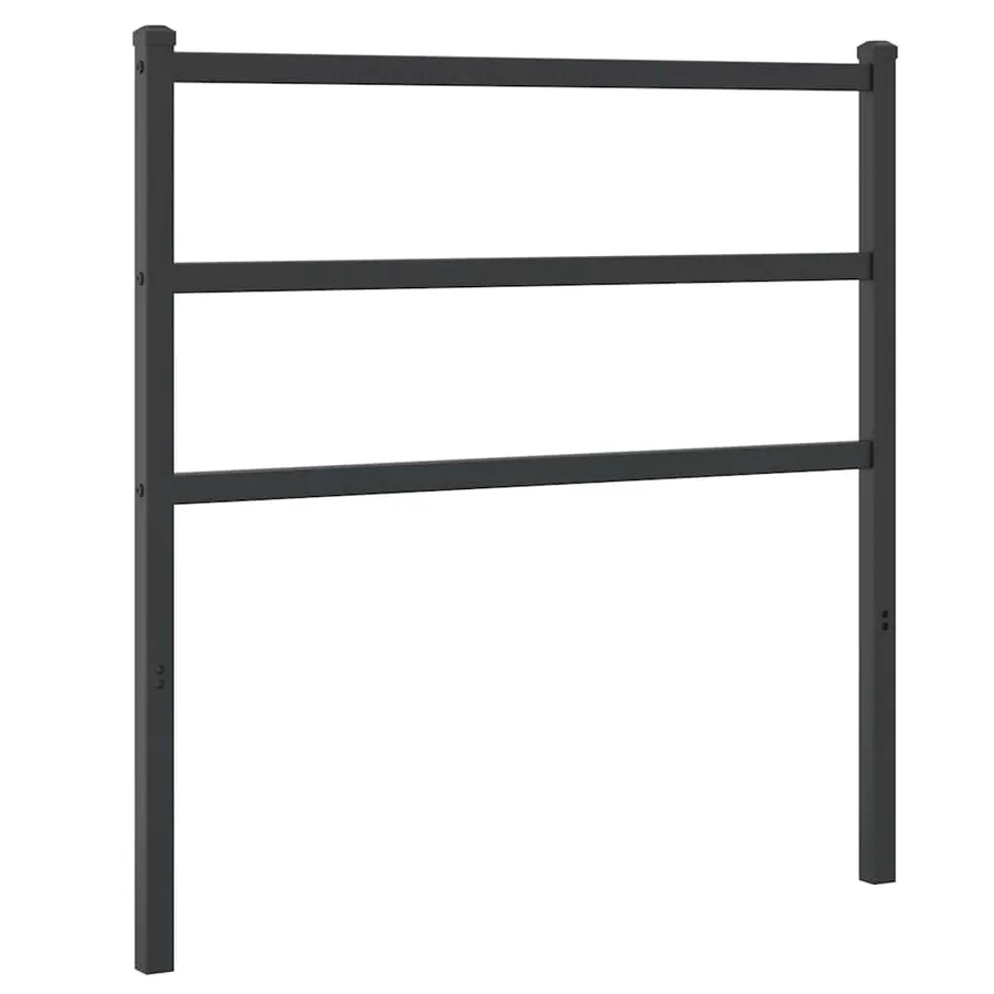 Tête de lit de remplacement métal noir 90 cm - 2