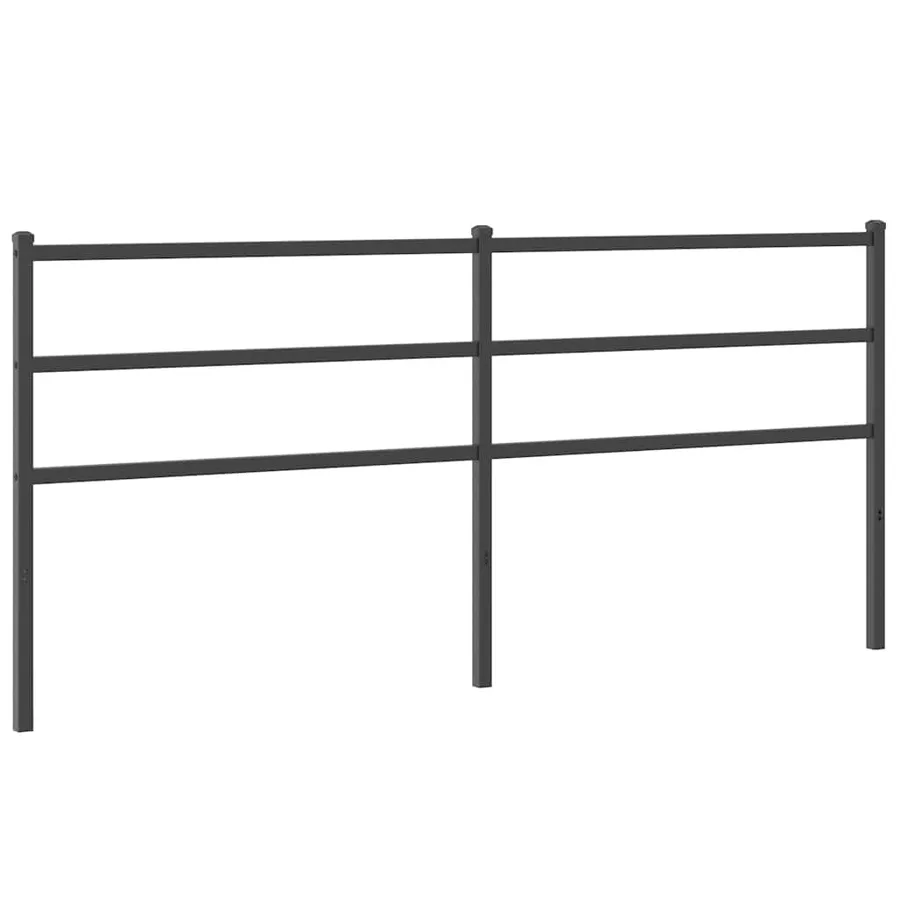 Tête de lit de remplacement métal noir 200 cm - 2
