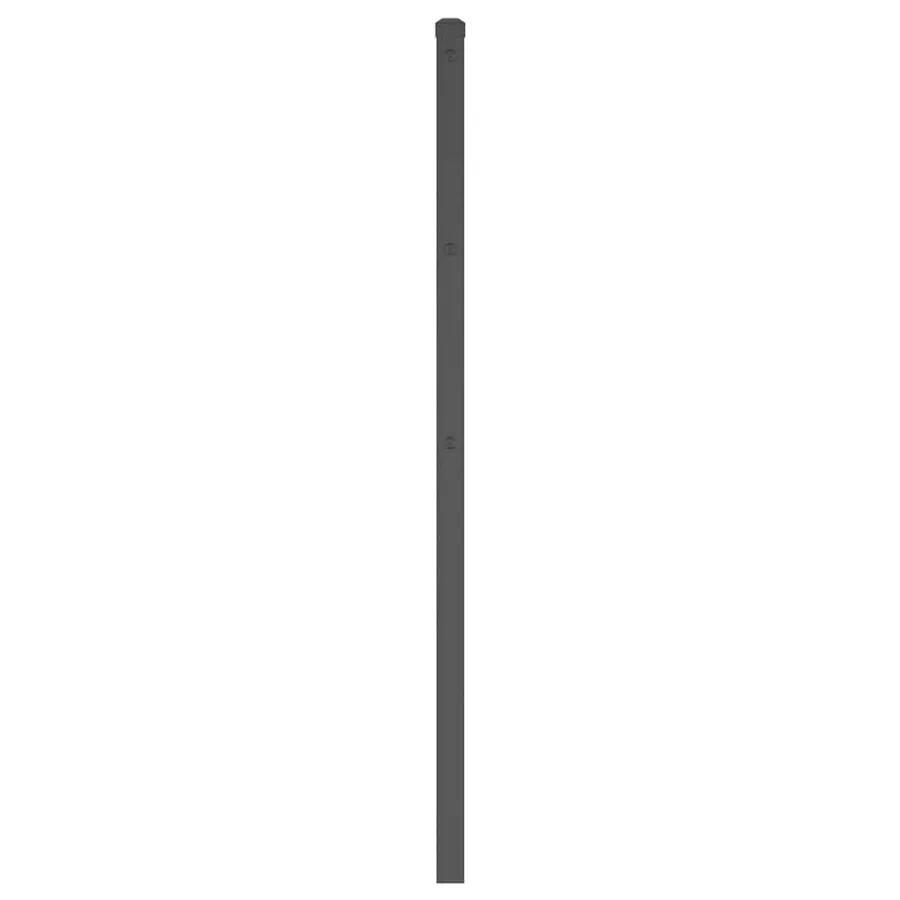 Tête de lit de remplacement métal noir 200 cm - 4