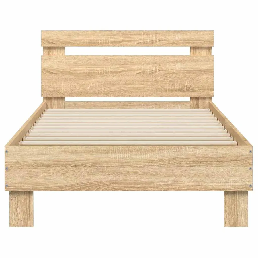 Cadre de lit sans matelas avec tête de lit 75x190 cm - 5