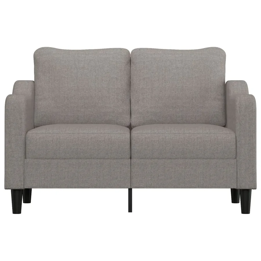 Canapé à 2 places Taupe 120 cm Tissu - 3