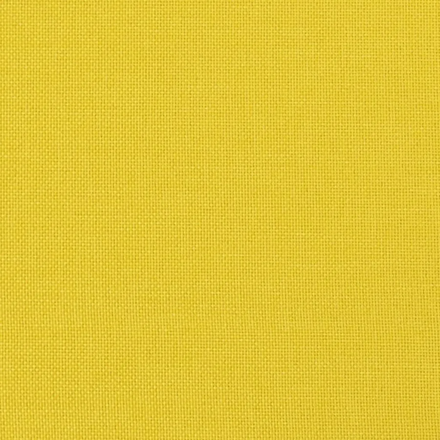 Ensemble de canapés 3 pcs avec coussins Jaune clair Tissu - 7