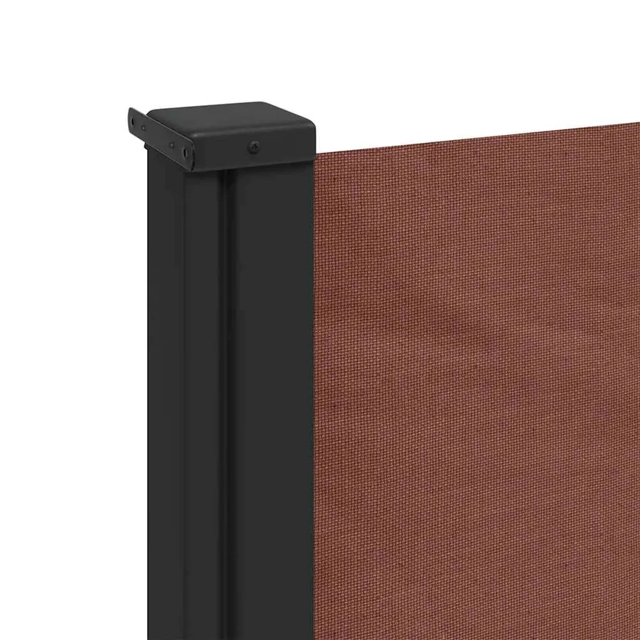 Auvent latéral rétractable marron 100x500 cm - 7