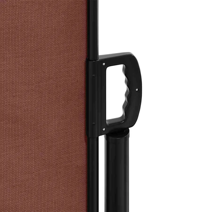 Auvent latéral rétractable marron 140x500 cm - 8