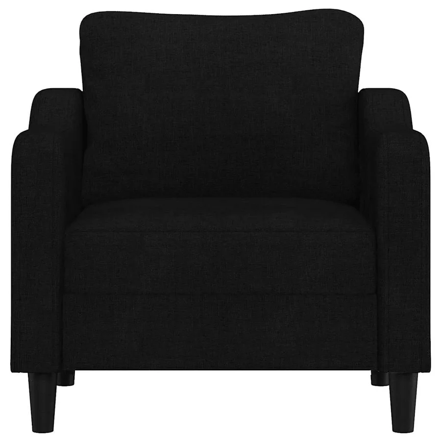 Fauteuil Noir 60 cm Tissu - 3