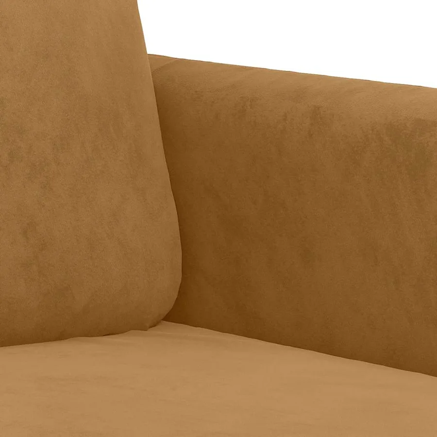 Fauteuil Marron 60 cm Velours - 6