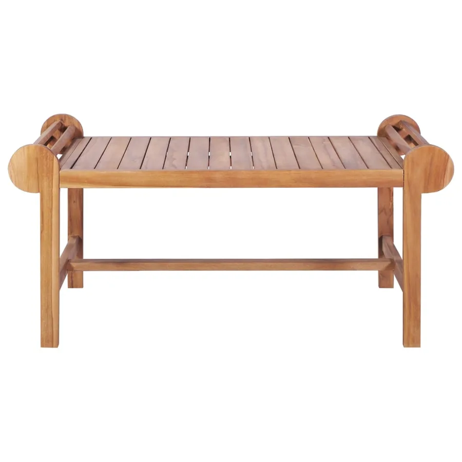 Table basse 100x50x45 cm Teck solide - 2