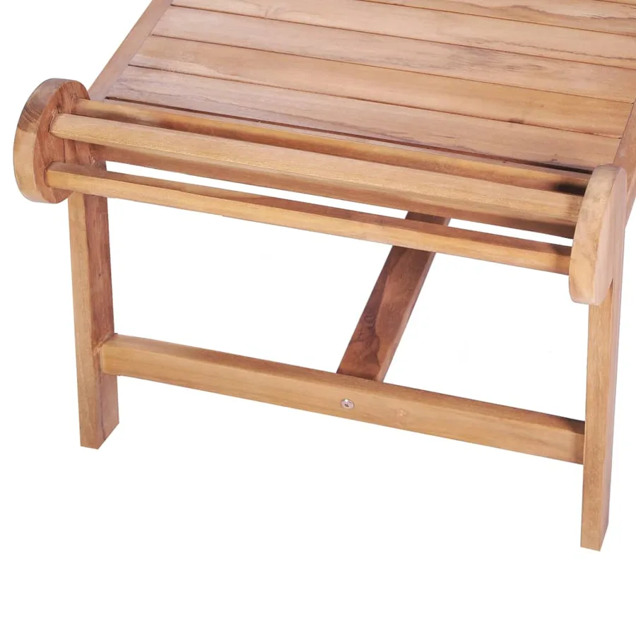 Table basse 100x50x45 cm Teck solide - 4