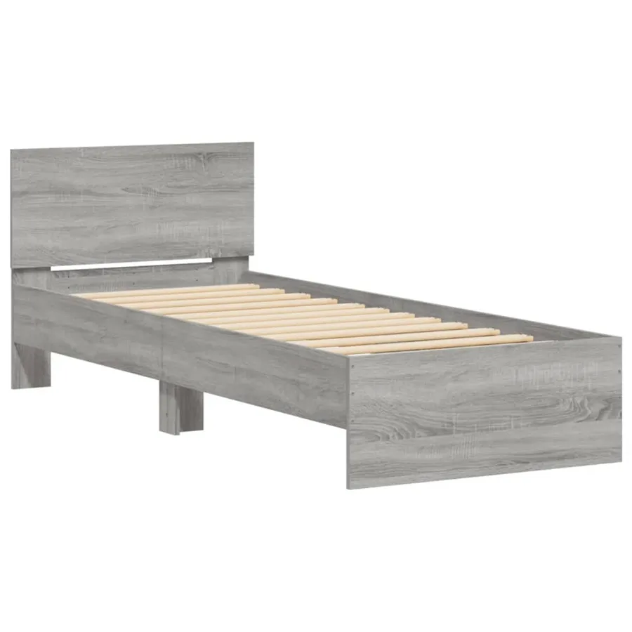 Cadre de lit sans matelas avec tête de lit 90x190 cm - 3