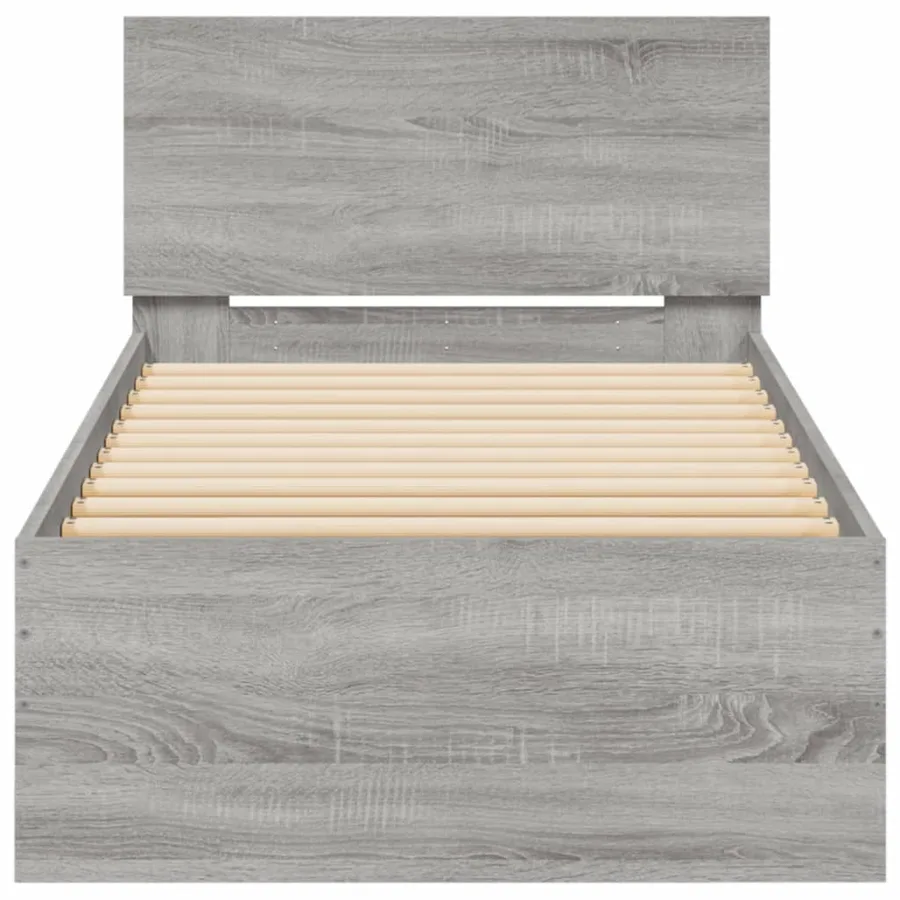 Cadre de lit sans matelas avec tête de lit 90x190 cm - 5