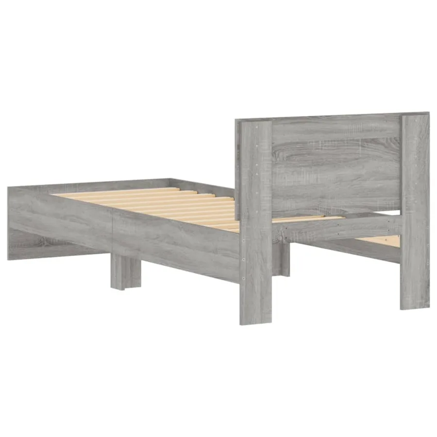 Cadre de lit sans matelas avec tête de lit 90x190 cm - 7