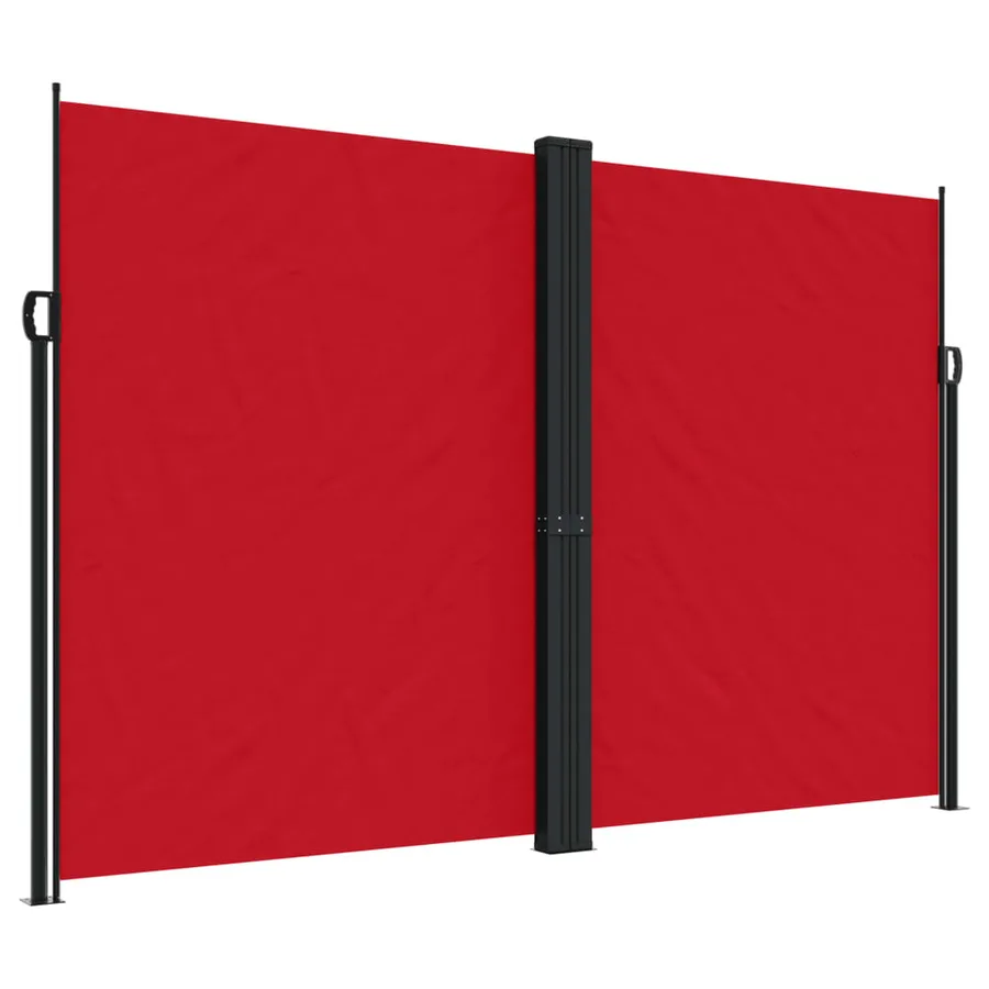 Auvent latéral rétractable Rouge 220x1200 cm - 2