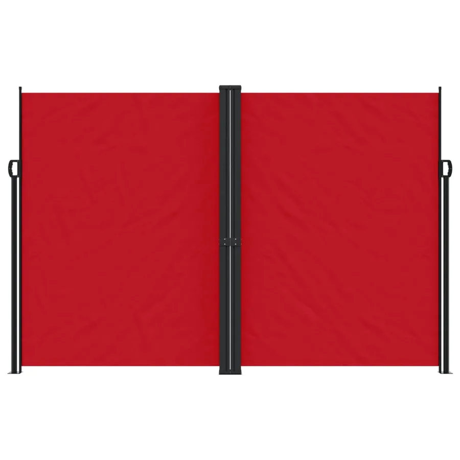 Auvent latéral rétractable Rouge 220x1200 cm - 3