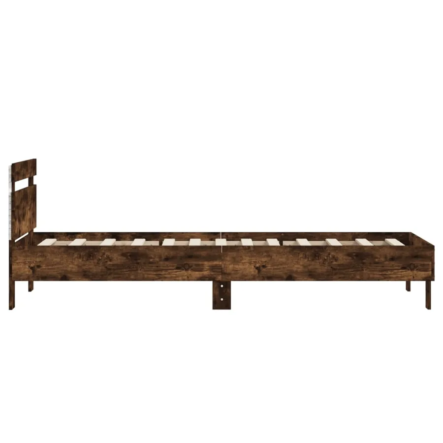 Cadre de lit sans matelas avec lumières LED 90x200 cm - 8