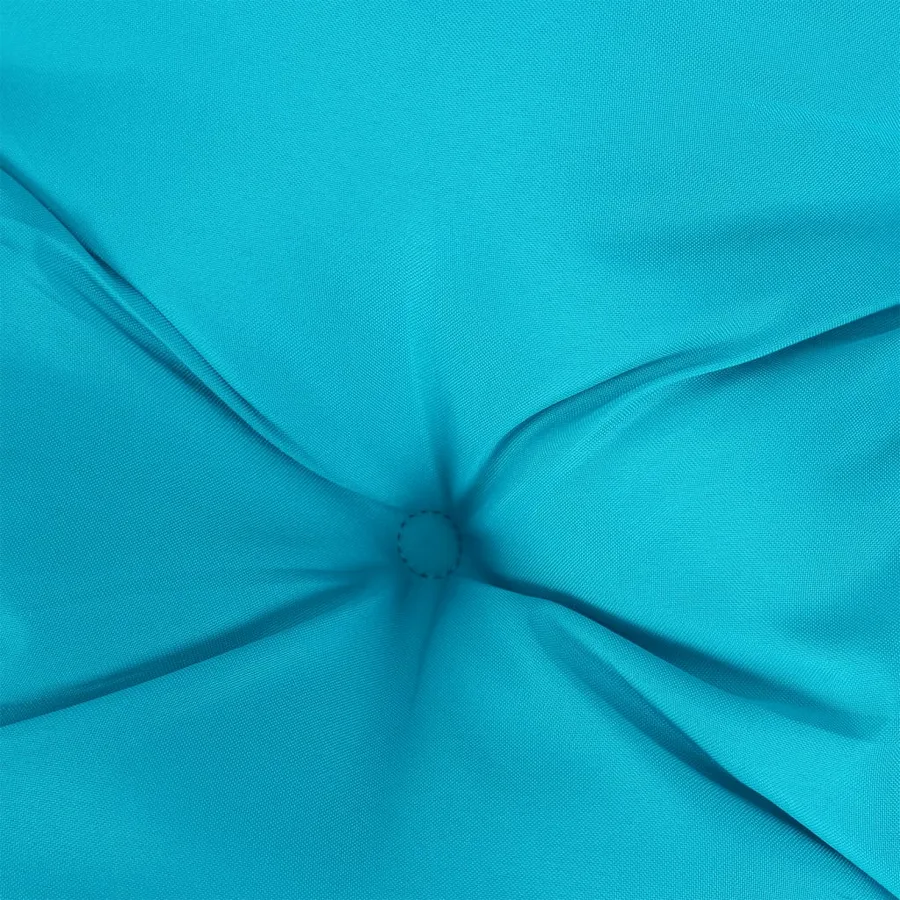 Coussins de chaise à dossier bas lot de 4 turquoise - 8