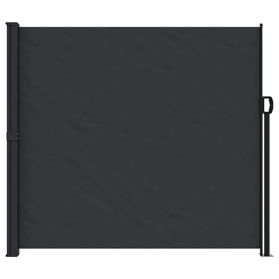 Auvent latéral rétractable noir 180x600 cm - 3