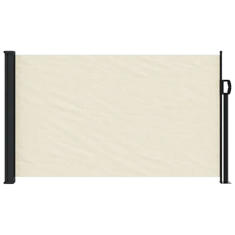 Auvent latéral rétractable crème 120x600 cm - 3
