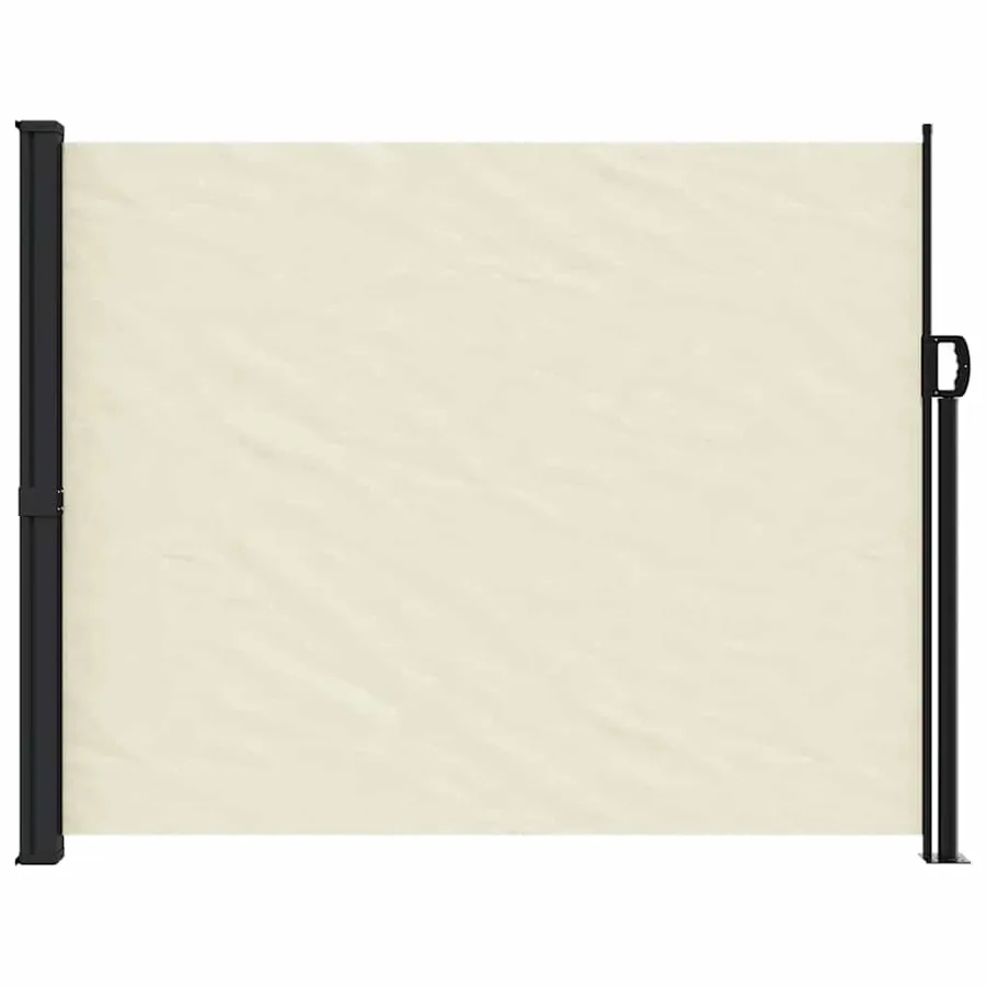 Auvent latéral rétractable crème 160x600 cm - 3
