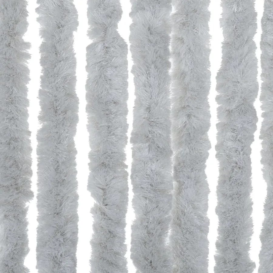 Rideau anti-mouches gris 90x220 cm chenille - 6