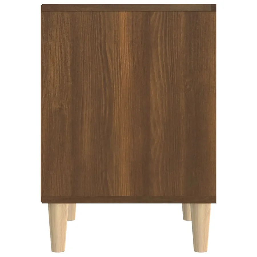 Table de chevet Chêne marron 40x35x50 cm - 6