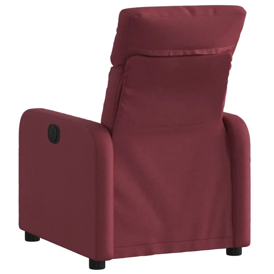 Fauteuil inclinable Rouge bordeaux Tissu - 3