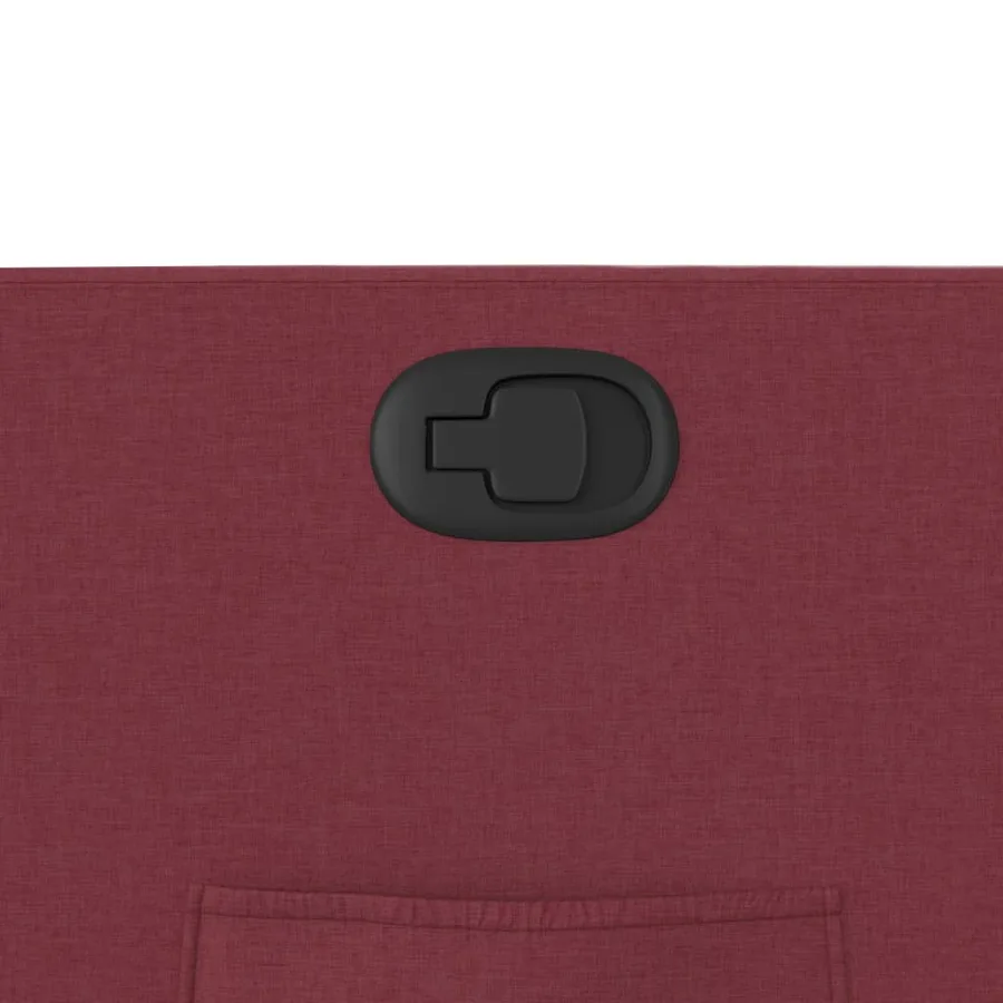Fauteuil inclinable Rouge bordeaux Tissu - 9
