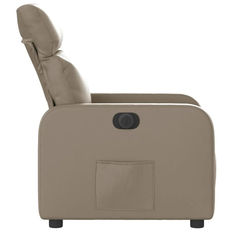 Fauteuil inclinable électrique Cappuccino Similicuir - 10