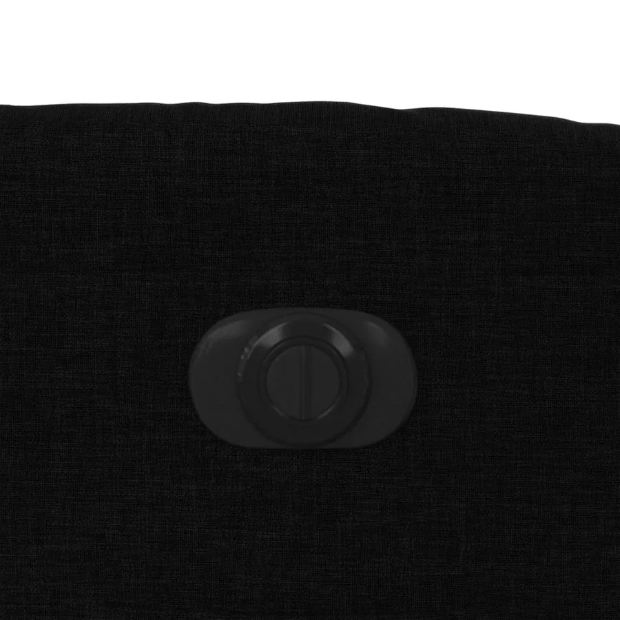 Fauteuil inclinable électrique noir tissu - 13