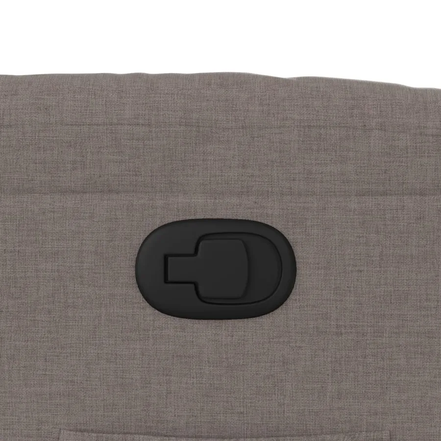 Fauteuil inclinable taupe tissu - 12