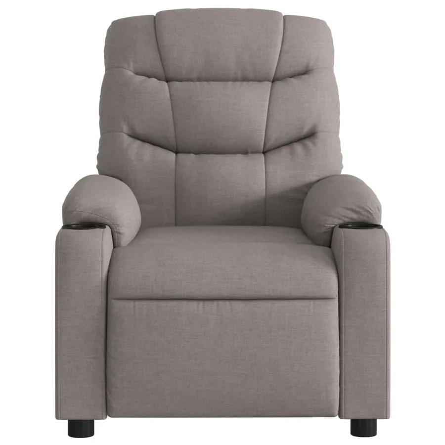 Fauteuil inclinable Taupe Tissu - 6