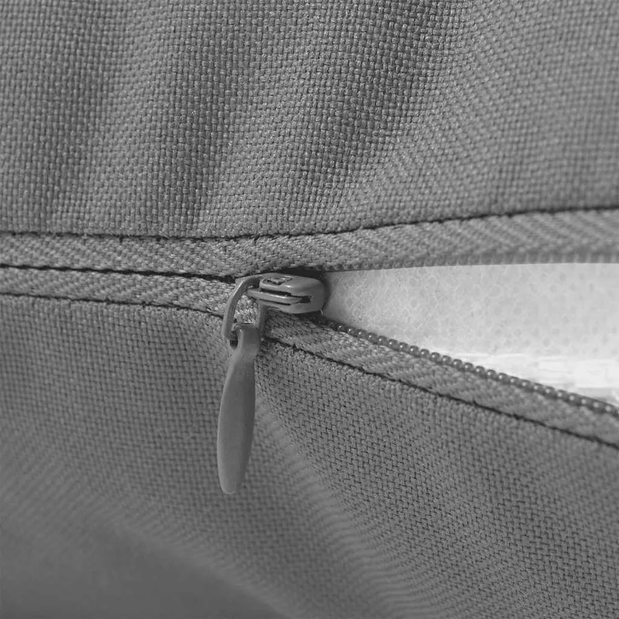 Oreiller d'extérieur lot de 2 45 x 45 cm Gris - 4