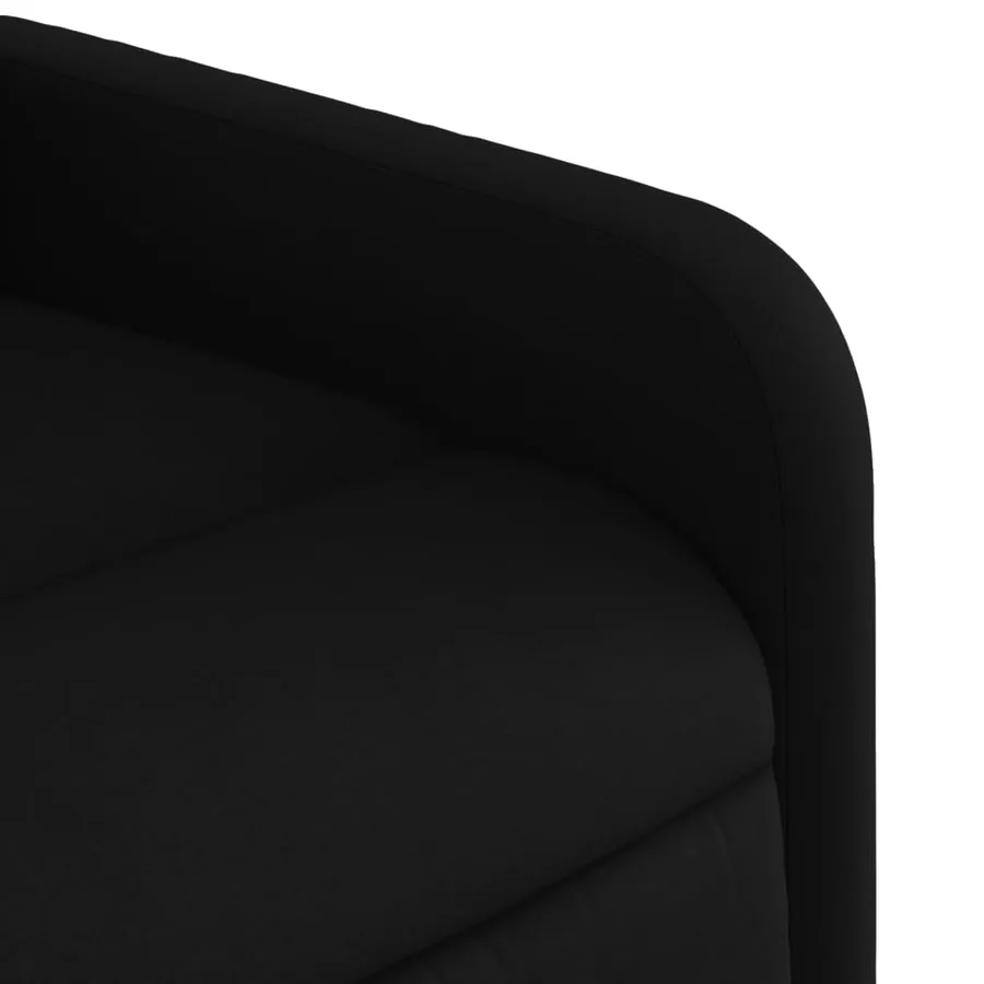 Fauteuil inclinable noir tissu - 11