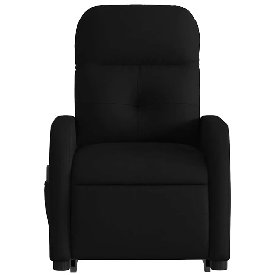 Fauteuil inclinable de massage électrique Noir Tissu - 9