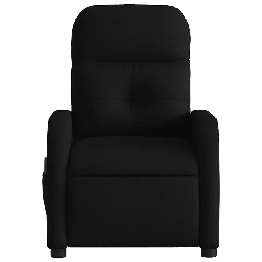 Fauteuil de massage inclinable électrique Noir Tissu - 9