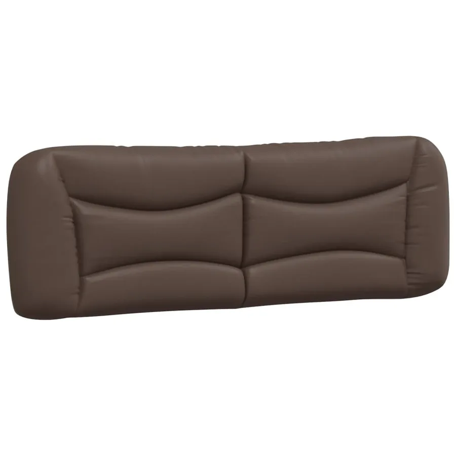 Lit avec matelas Hvar marron 160x200 cm similicuir - 5