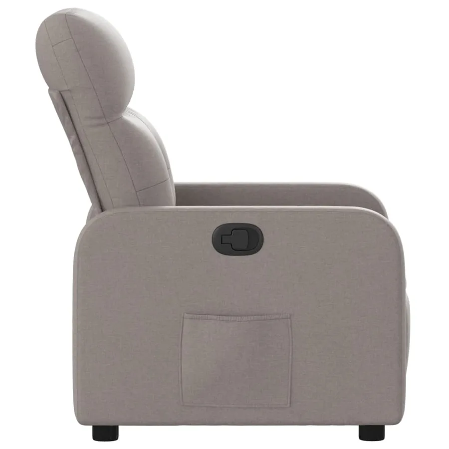 Fauteuil inclinable Taupe Tissu - 7