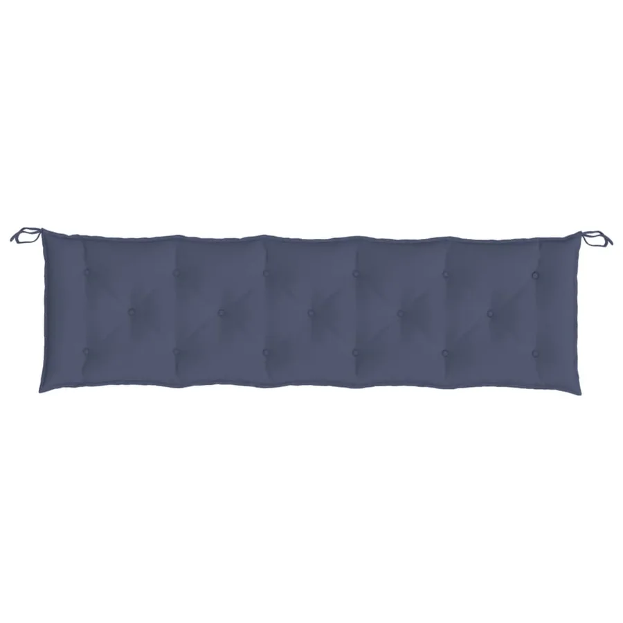 Coussin de banc de jardin bleu marine 180x50x7 cm tissu oxford - 2