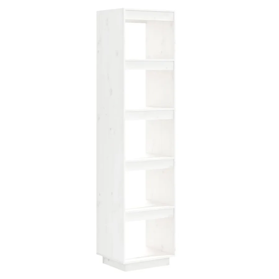 Bibliothèque/Séparateur de pièce Blanc 40x35x167 cm Pin solide - 2
