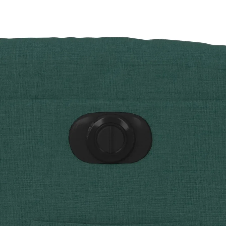 Fauteuil inclinable électrique Vert foncé Tissu - 12