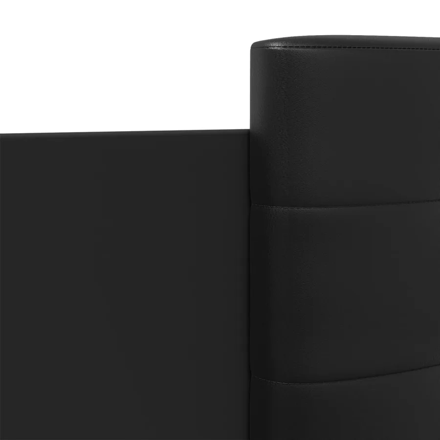 Cadre de lit sans matelas noir 135x190 cm - 7