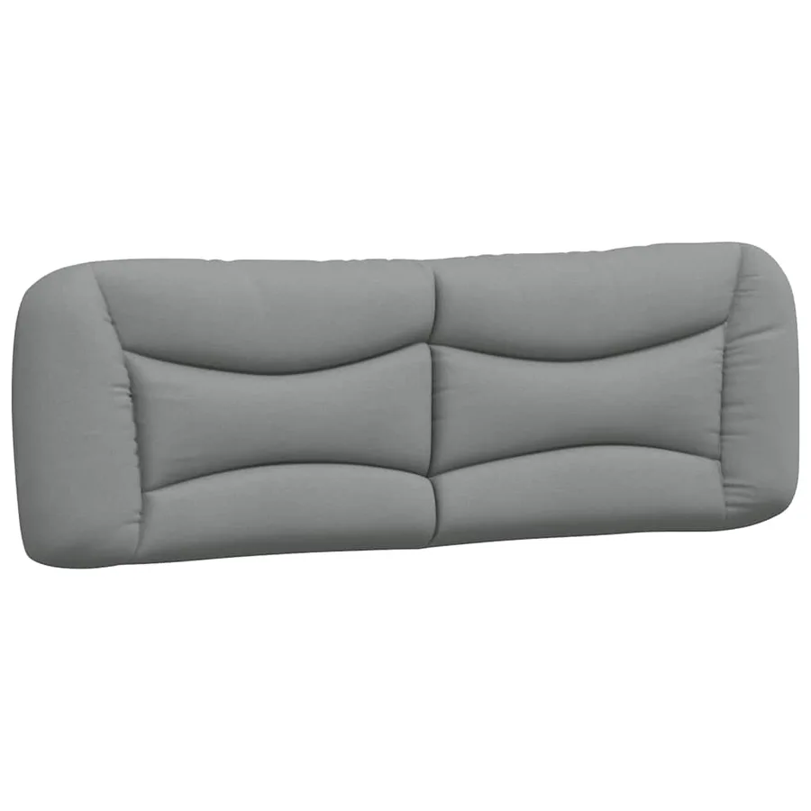 Cadre de lit sans matelas Hvar gris clair 160x200 cm tissu - 8
