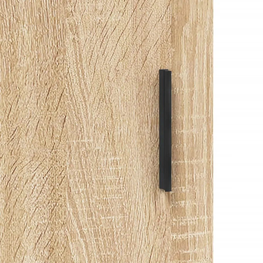 Buffet chêne sonoma 69,5x34x90 cm bois d'ingénierie - 10