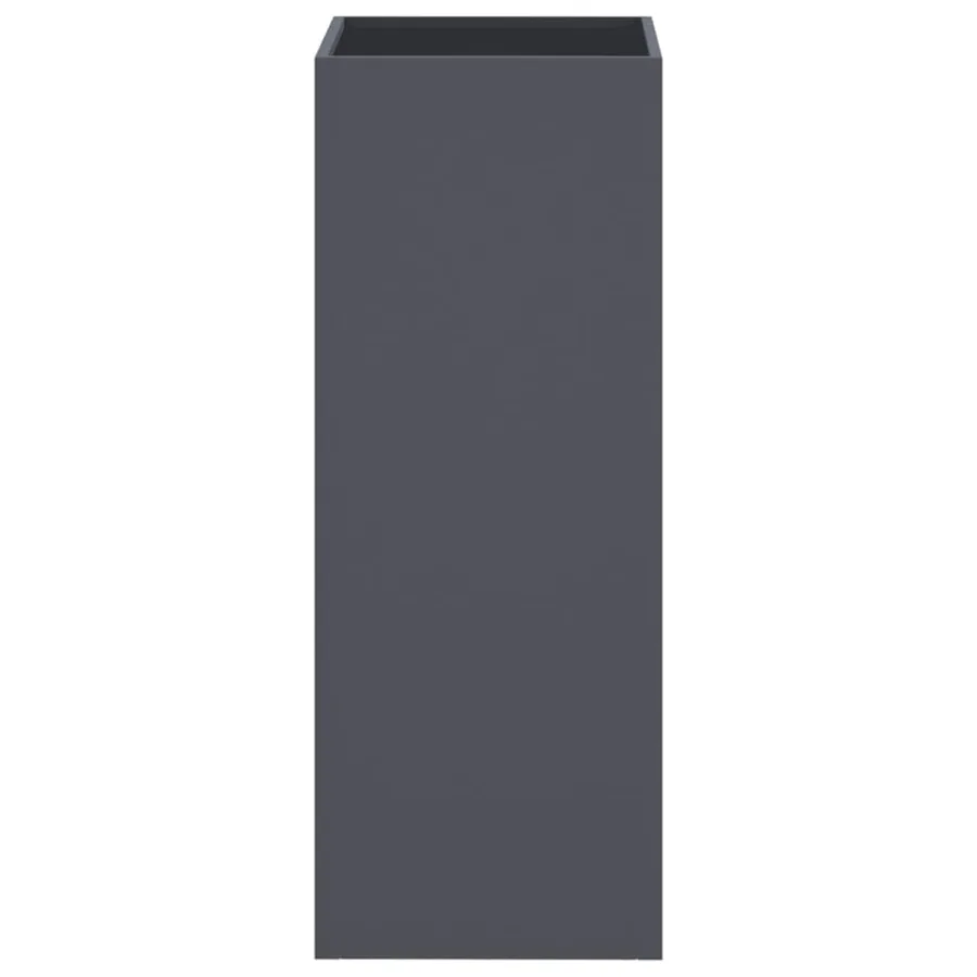 Jardinière anthracite 32x29x75 cm acier - 4