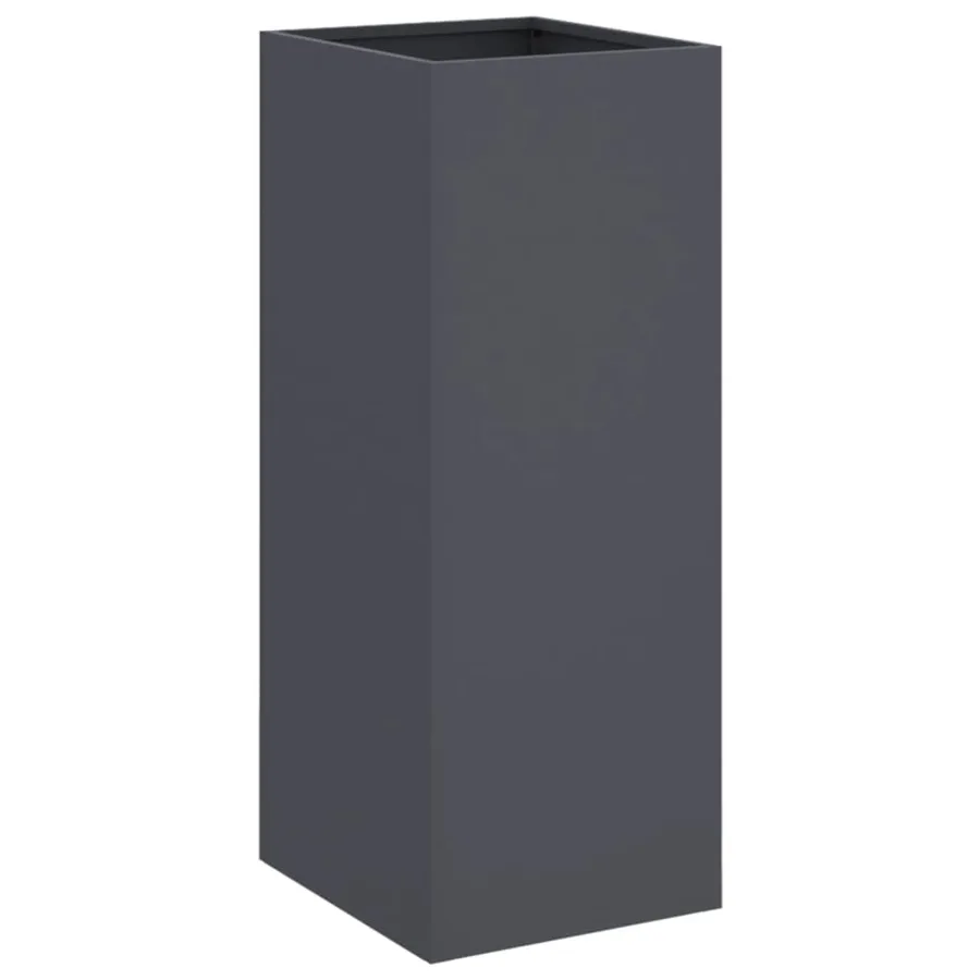 Jardinière anthracite 32x29x75 cm acier - 6