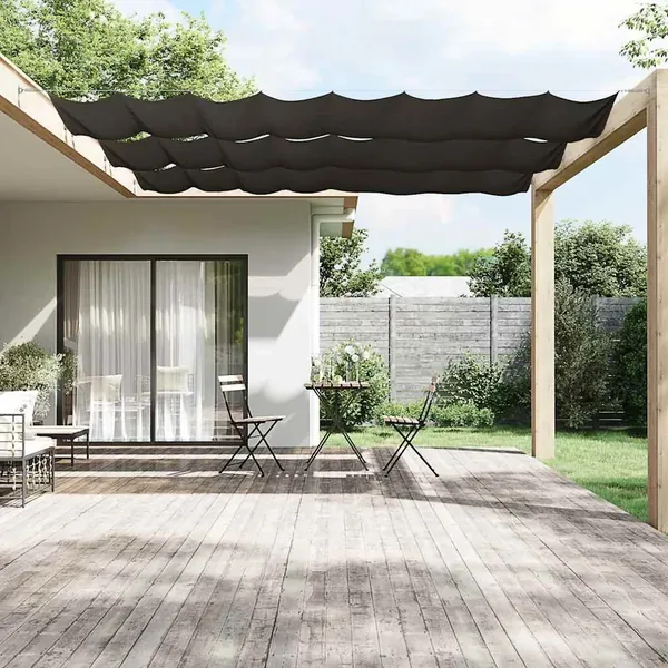 Auvent vertical Anthracite 100x1000 cm Tissu oxford