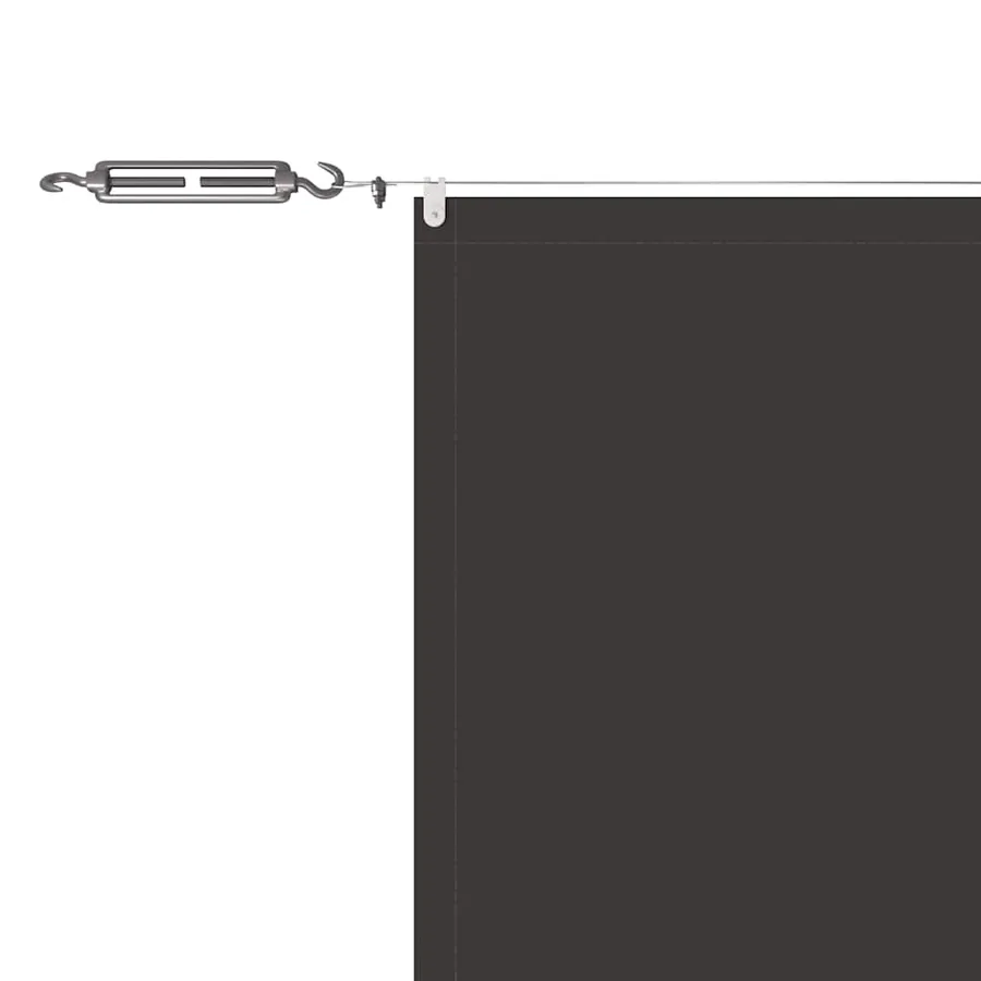 Auvent vertical Anthracite 100x1000 cm Tissu oxford - 5