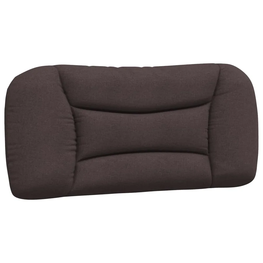 Cadre de lit avec LED sans matelas Hvar marron foncé 90x190 cm tissu - 10
