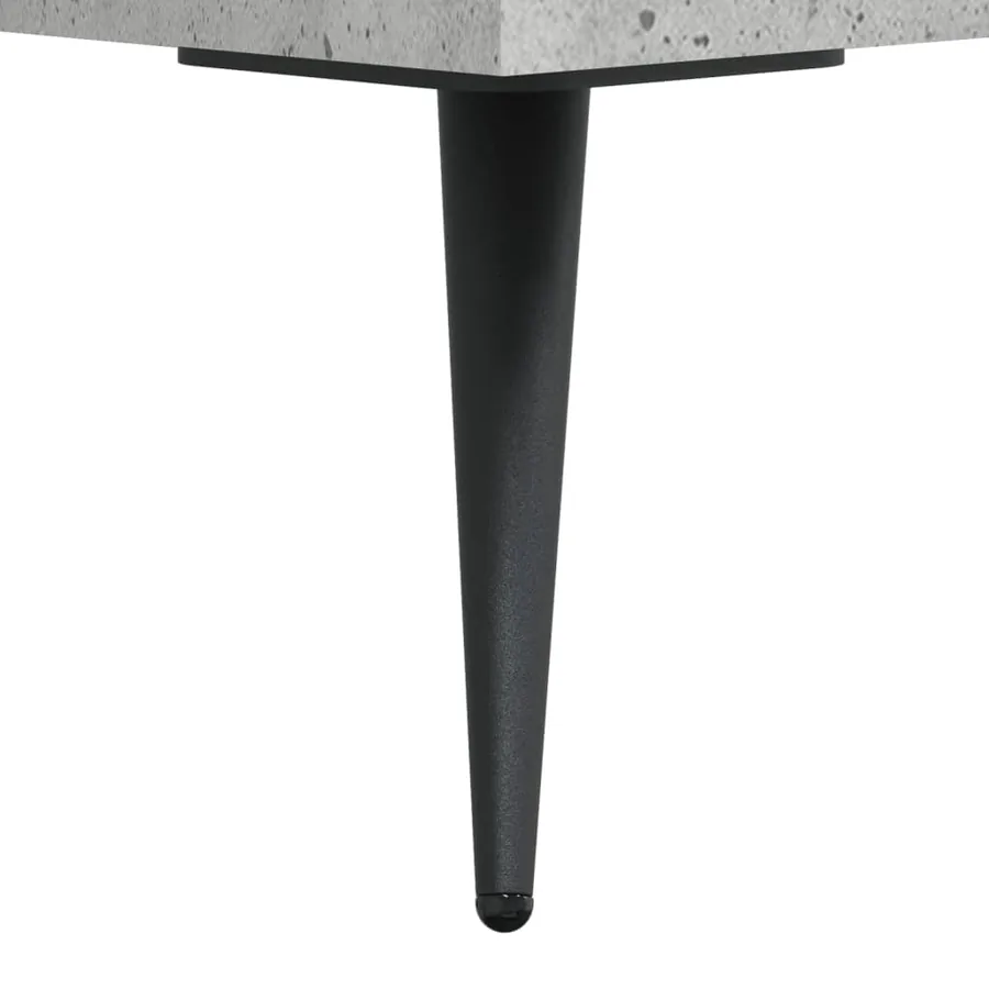 Buffet Gris béton 34,5x34x90 cm Bois d'ingénierie - 10